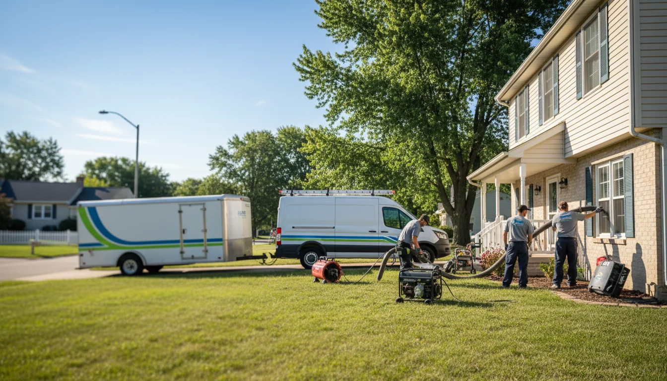 Flooded Basement Restoration And Cleanup With Repair in Menominee, MI near me